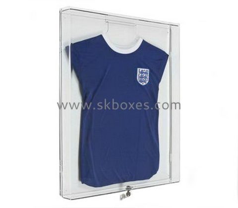 Acrylic box factory customize clear acrylic display boxes display case for jersey BDC -149