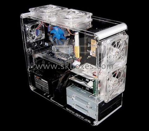 Customized acrylic computer display case BCC-003