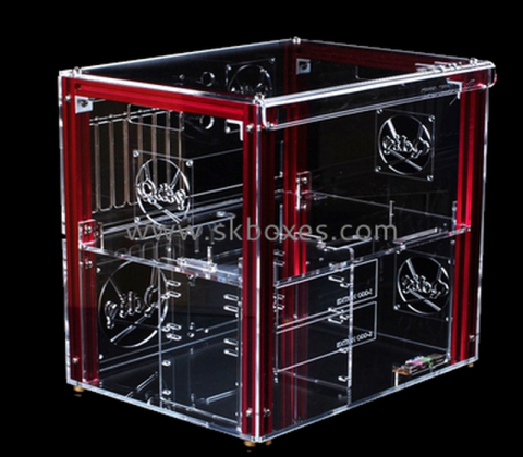 Custom design transparent acrylic pc case BCC-008