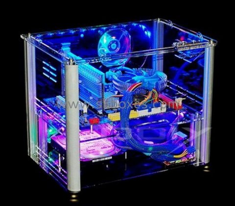 China factory custom design acrylic atx computer case BCC-009