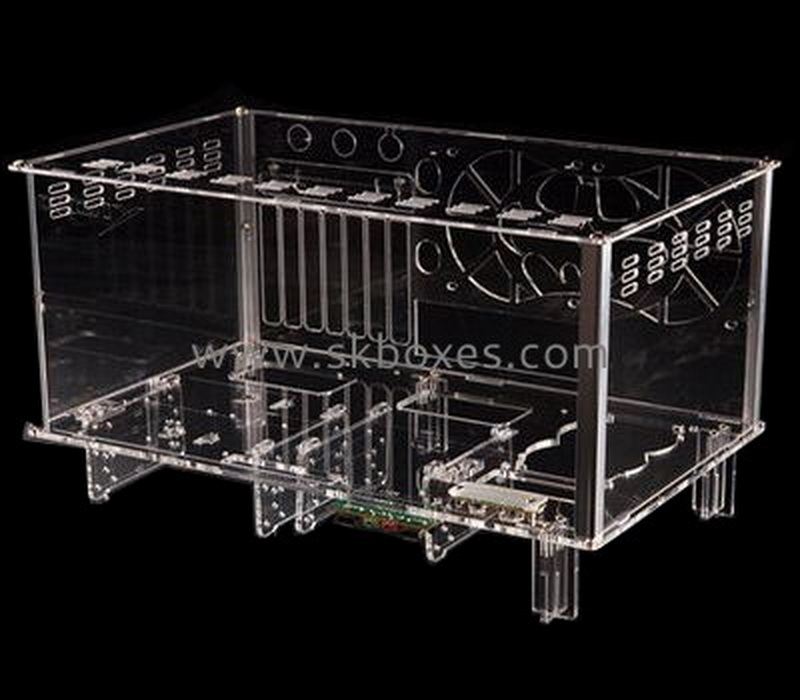 Plexiglass supplier custom acrylic PC case lucite computer case BCC-018