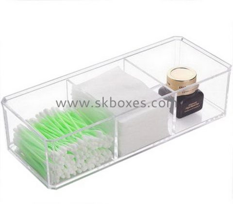 Factory direct sale acrylic perspex makeup box BMB-007