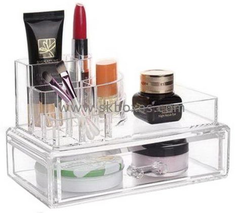 Factory direct sale acrylic plexiglass box small makeup organizer box plastic drawer storage box BMB-040