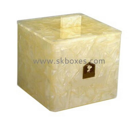 Factory wholesale acrylic tissue paper box for hotel BTB-019