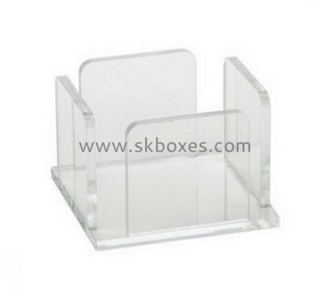 Customized clear acrylic plastic tissue box plastic box BTB-051