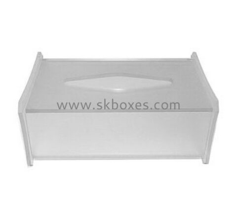 Custom design acrylic facial tissue box clear acrylic box BTB-024