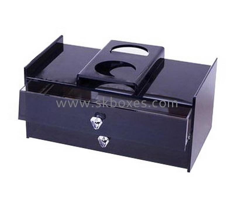 Hot selling acrylic tissue box paper drawer box custom acrylic box BTB-121