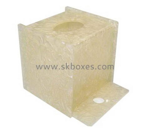 Wholesale acrylic large plastic box tissue paper box plexiglass storage box BTB-131