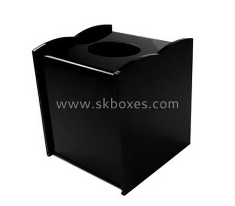 Wholesale acrylic black acrylic box plexiglass box acrylic tissue box BTB-138