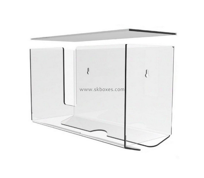 Perspex supplier custom acrylic wall mount paper towel dispenser BTB-188