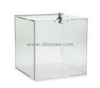 Customize large clear acrylic ballot box BBS-761