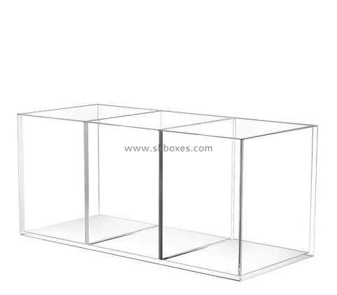 Perspex item manufacturer custom plexiglass cosmetic brushes holder cup BMB-223