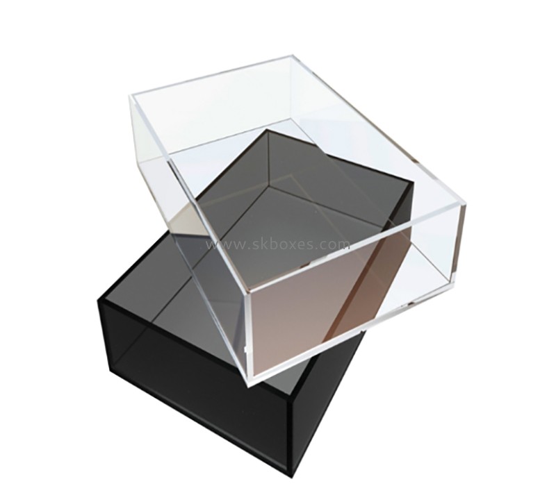 China perspex manufacturer custom plexiglass anti-dust storage box BSC-120