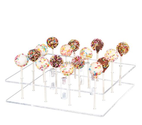 Perspex products supplier custom acrylic lollipop holder for weddings, birthday parties BFD-052