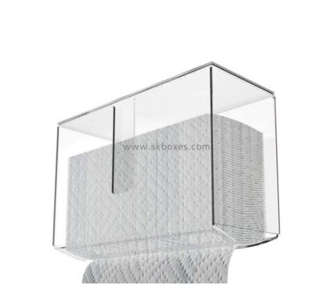 Plexiglass display supplier custom acrylic wall mount paper towel dispenser BTB-242