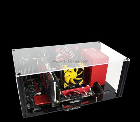 Acrylic box manufacturer custom plexiglass diy computer case BCC-043