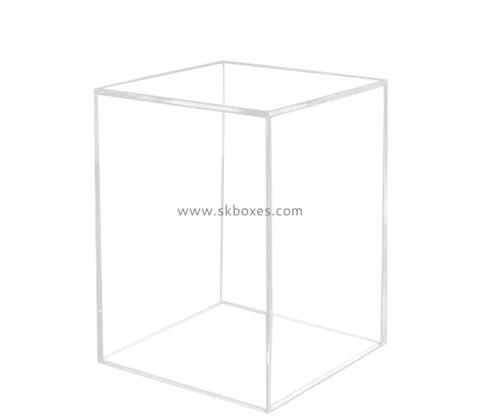 Perspex display supplier custom clear acrylic storage box BSC-127