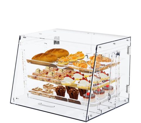 Plexiglass item supplier custom acrylic commercial countertop display case BFD-058