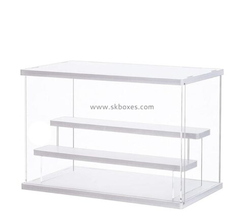 Custom clear acrylic 3 tiers display cabinet BDC-2396