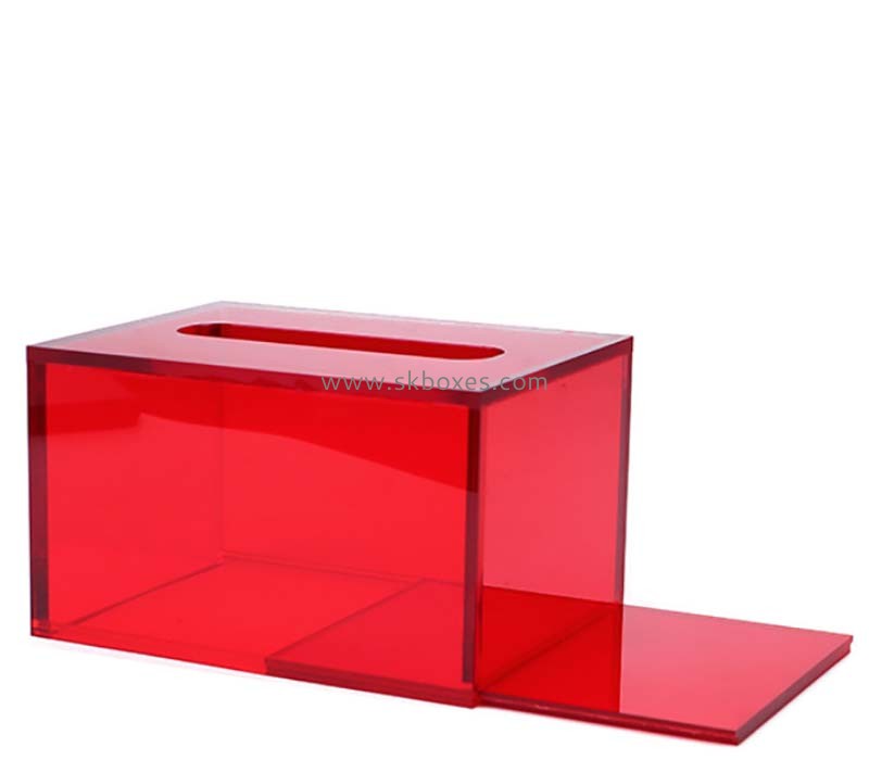 Custom acrylic office napkin dispenser box BTB-261