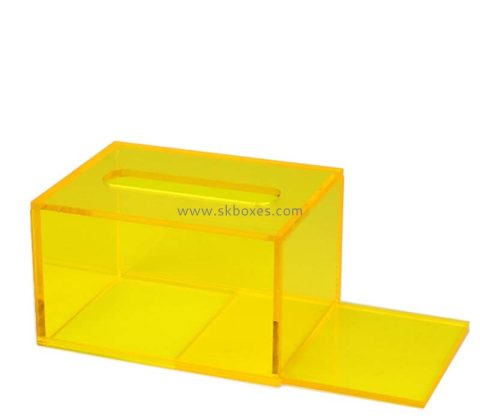 Custom acrylic restaurant facial tissue box BTB-255