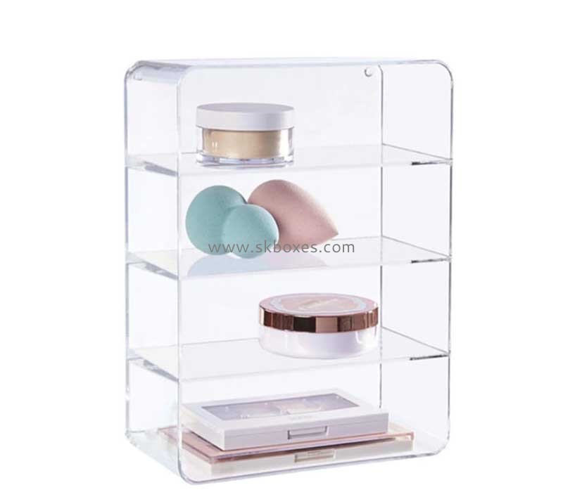 Custom acrylic 4 tiers skincare storage box BMB-248