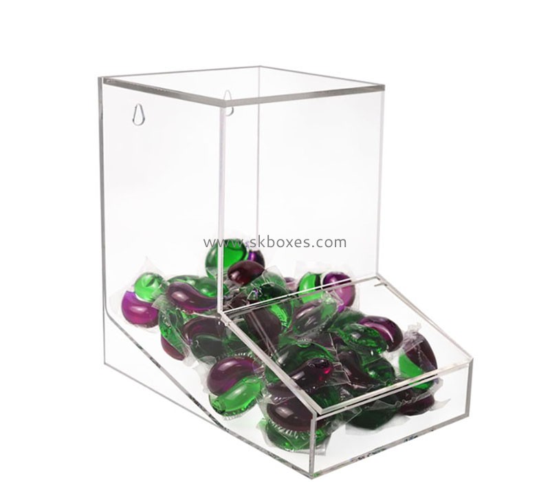 Custom acrylic wall candy dispenser BFD-074