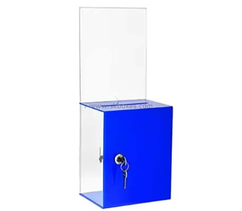 Custom wholesale acrylic ballot collection box BBS-813