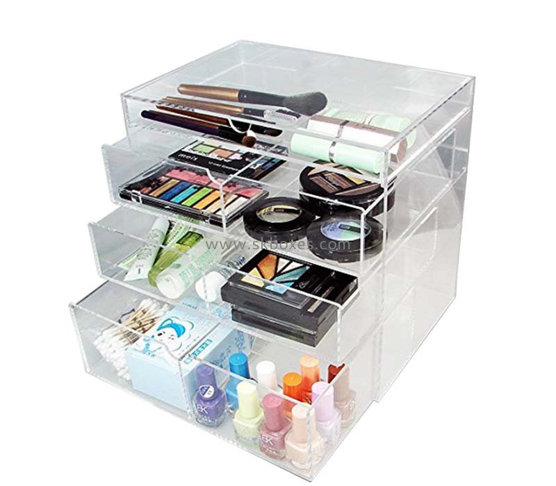 Custom wholesale acrylic multi drawer makeup organizer BMB-251