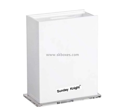 Custom wholesale acrylic money collection box BDB-329