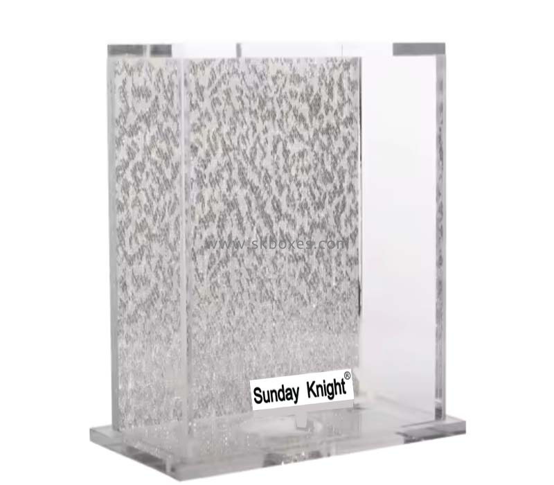 Custom wholesale acrylic donation collection box BDB-330