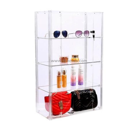 Custom wholesale acrylic lockable dustproof display cabinet BDC-2419