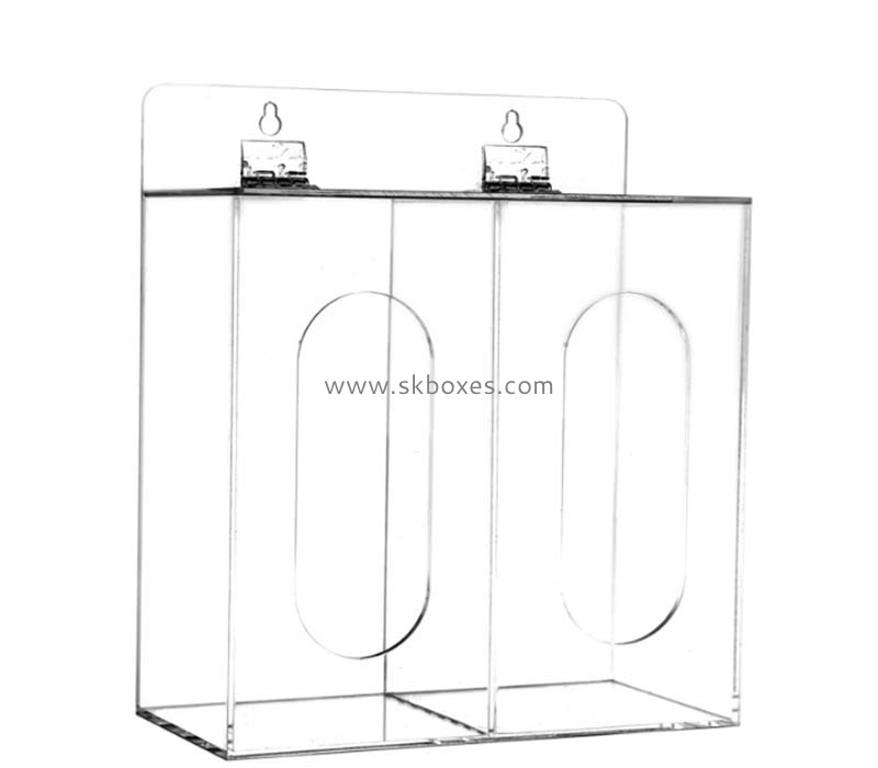 Custom wholesale acrylic wall face mask dispenser box BTB-273