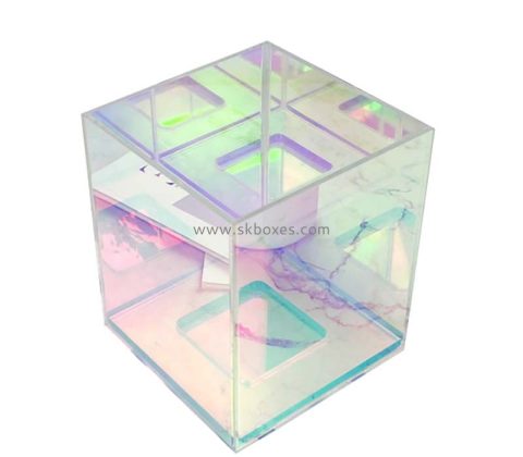 Custom wholesale square acrylic tissue box BTB-275