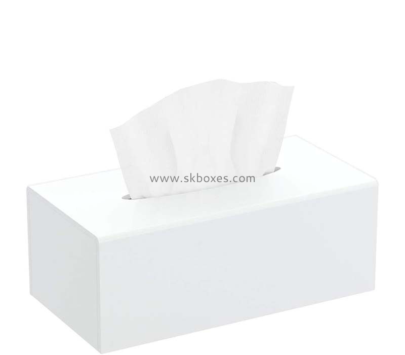 Custom wholesale acrylic office napkin dispenser box BTB-277