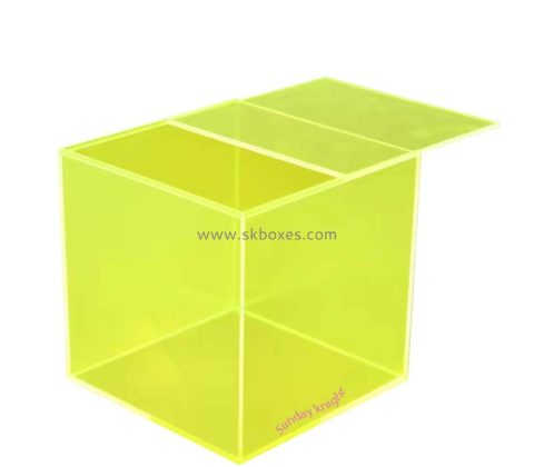 Custom wholesale acrylic sliding lid makeup storage box BMB-261