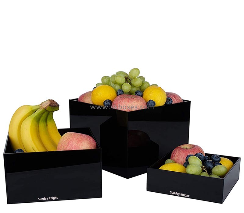 Custom wholesale acrylic fruit container BSC-157