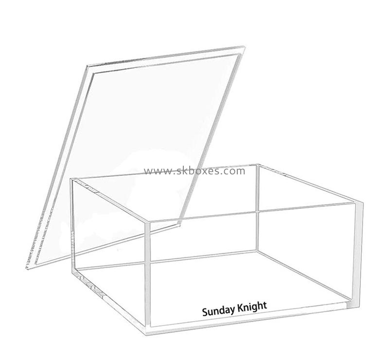 Custom wholesale acrylic multi-purpose box with lid BSC-158