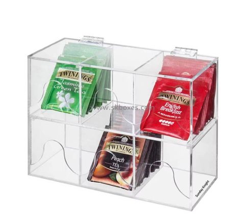 Custom wholesale acrylic tea bag storage drawer box BFD-087