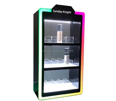 Custom wholesale acrylic retail 3 layers LED display cabinet BLD-094