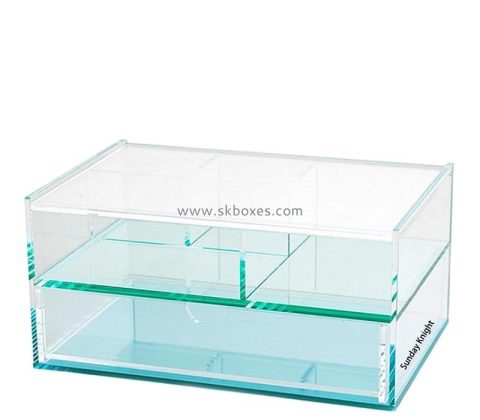 Custom acrylic countertop drawer display box BDC-2421