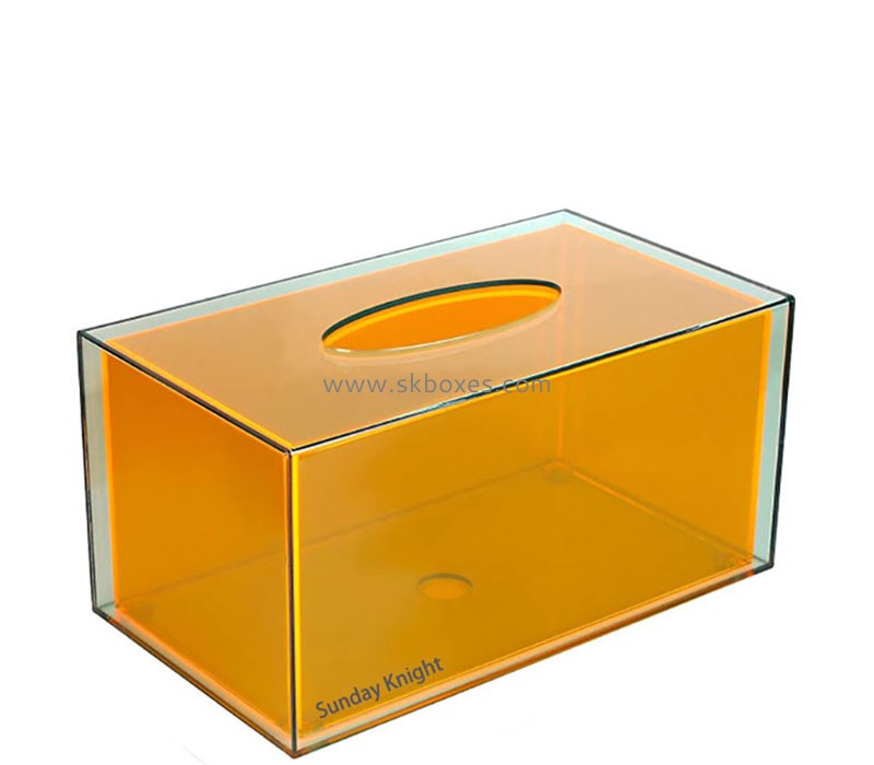 Custom wholesale double colors acrylic napkin holder BTB-281