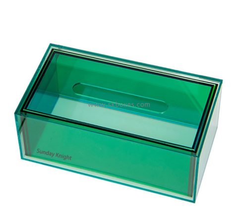 Custom wholesale double acrylic napkin holder box BTB-283