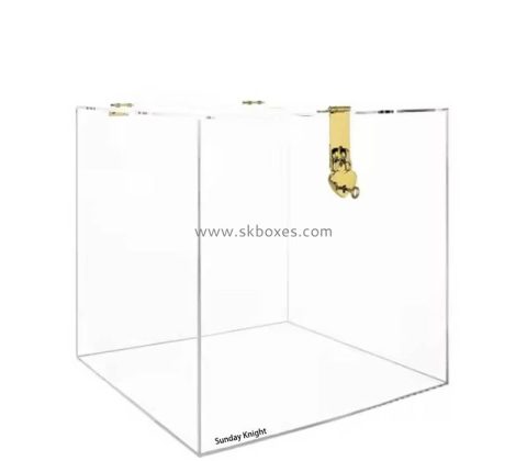 Custom wholesale acrylic lockable voting box BBS-827