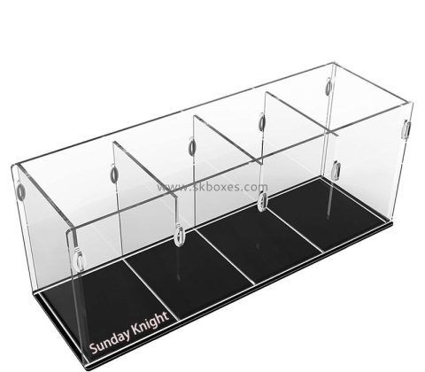 Wholesale custom acrylic 4 compartments desk organizers BSC-163