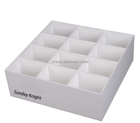 Wholesale custom acrylic 12 compartments desk organizers BSC-165