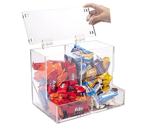 Wholesale custom acrylic supermarket candy display storage box BFD-397