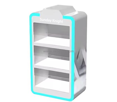 Wholesale custom acrylic retail 3 tiers LED display cabinet BLD-103