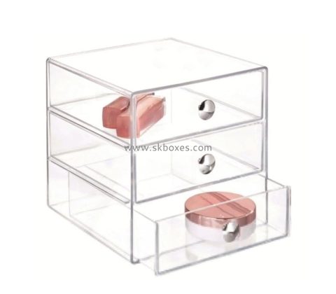 Perspex boxes supplier custom acrylic desk organizer box BSC-106