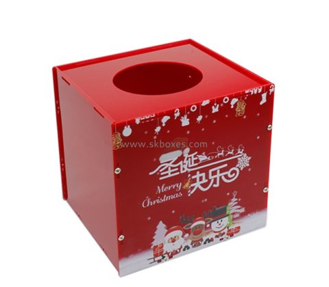 Plexiglass boxes manufacturer custom acrylic lottery box BBS-770